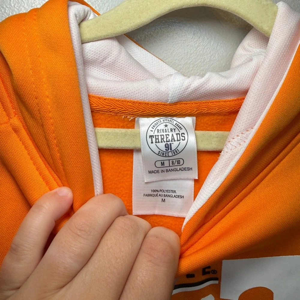 Rivalry Threads Tennessee Volunteers Youth Hoodie Sweatshirt Orange Size M 8/10